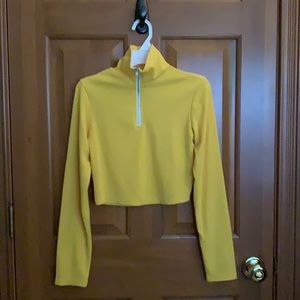 SHEIN half-vip crop top, size S